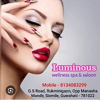 Luminous wellness spa saloon
